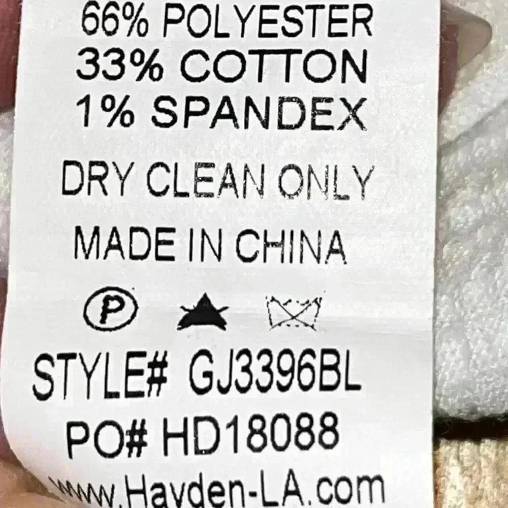 Hayden Girls size Y XL white ruffled shirt sleeve top shirt